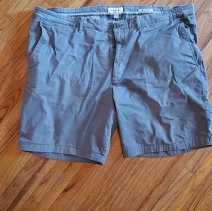 Men's Linden Flat Front Shorts - Goodfellow & Co. Size 42. Gray.